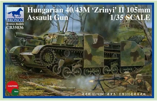 Bronco - Magyar 40/43M Zrinyi II 105mm Assault Gu